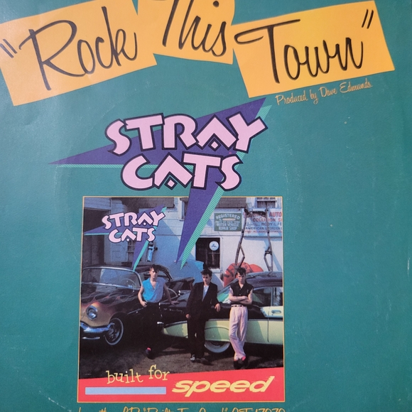 Stray Cats Rock This Town Vinyl Record - Picture 2 of 2